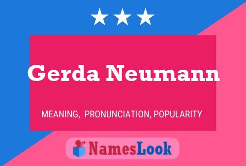 Gerda Neumann 名字海报