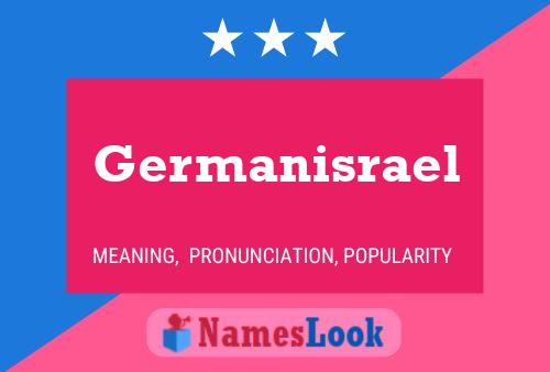 Germanisrael 名字海报