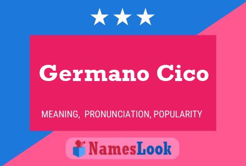 Germano Cico 名字海报