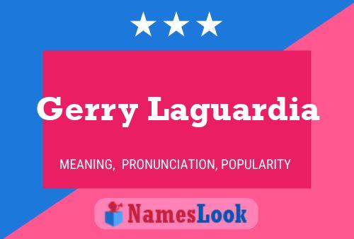 Gerry Laguardia 名字海报