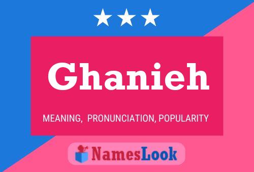 Ghanieh 名字海报