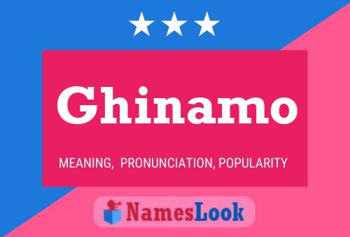 Ghinamo 名字海报