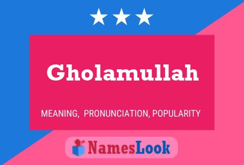 Gholamullah 名字海报