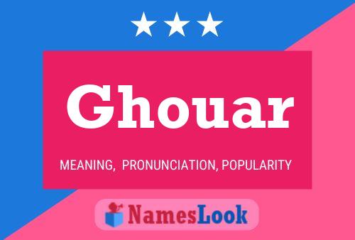 Ghouar 名字海报