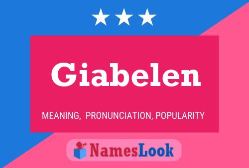 Giabelen 名字海报