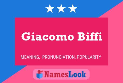 Giacomo Biffi 名字海报