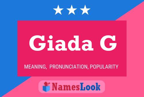 Giada G 名字海报