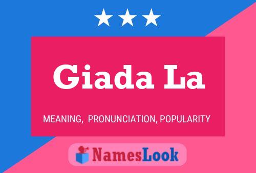 Giada La 名字海报