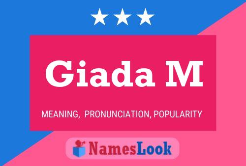 Giada M 名字海报