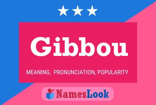 Gibbou 名字海报