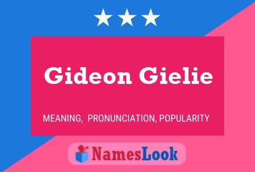 Gideon Gielie 名字海报