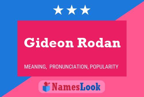 Gideon Rodan 名字海报