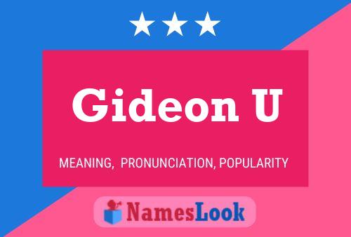 Gideon U 名字海报