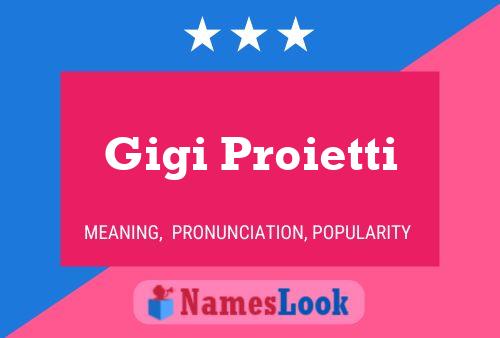 Gigi Proietti 名字海报