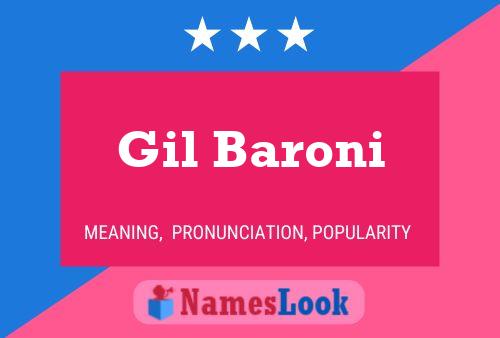 Gil Baroni 名字海报