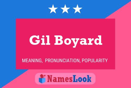 Gil Boyard 名字海报