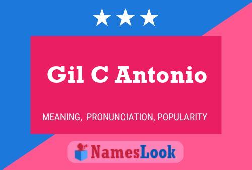 Gil C Antonio 名字海报