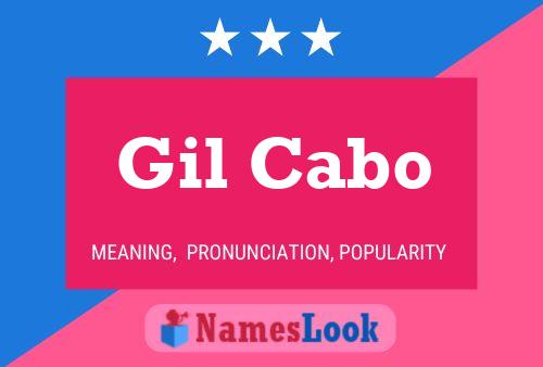 Gil Cabo 名字海报