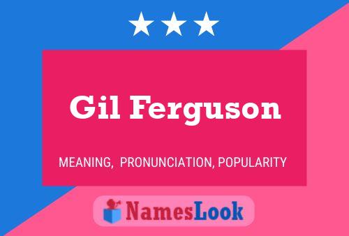 Gil Ferguson 名字海报