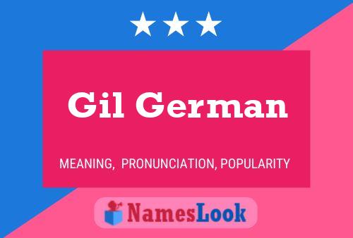 Gil German 名字海报