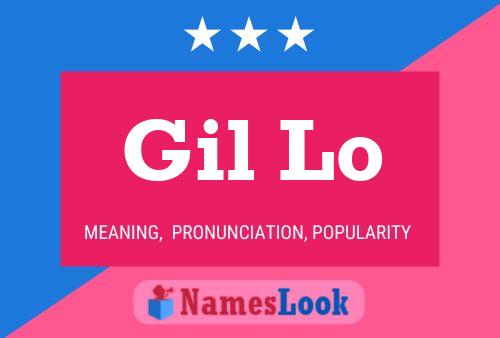 Gil Lo 名字海报