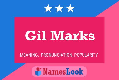 Gil Marks 名字海报