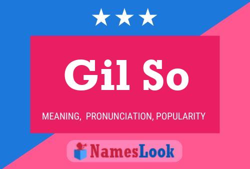 Gil So 名字海报