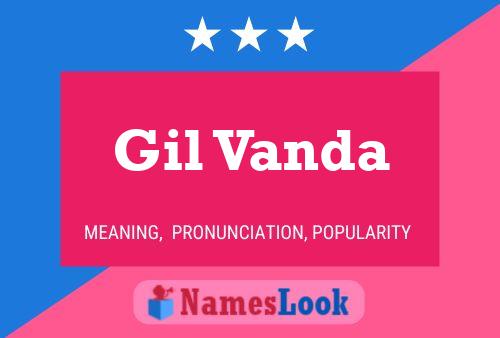 Gil Vanda 名字海报