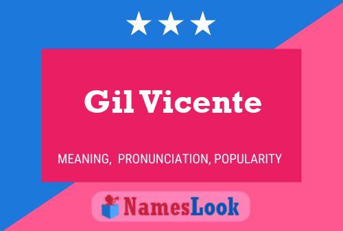 Gil Vicente 名字海报