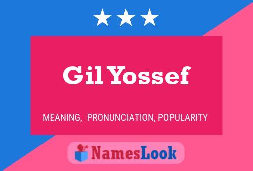 Gil Yossef 名字海报