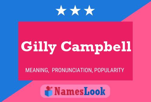 Gilly Campbell 名字海报