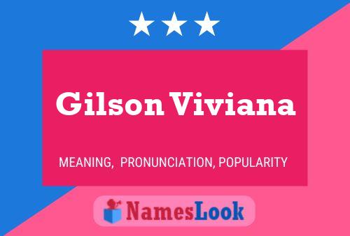 Gilson Viviana 名字海报