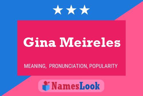 Gina Meireles 名字海报