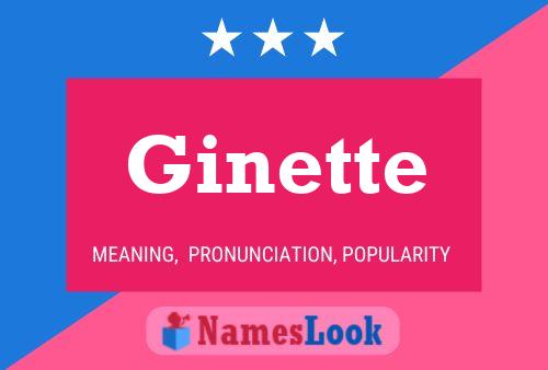 Ginette 名字海报