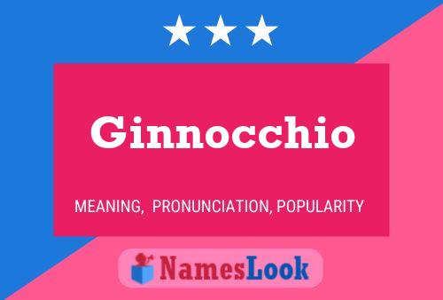 Ginnocchio 名字海报