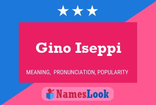 Gino Iseppi 名字海报