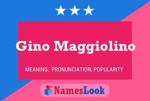 Gino Maggiolino 名字海报