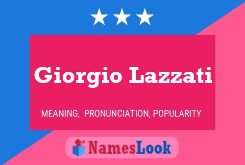 Giorgio Lazzati 名字海报