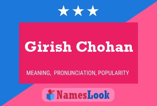 Girish Chohan 名字海报