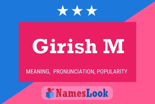 Girish M 名字海报