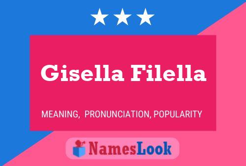 Gisella Filella 名字海报