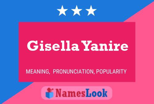 Gisella Yanire 名字海报