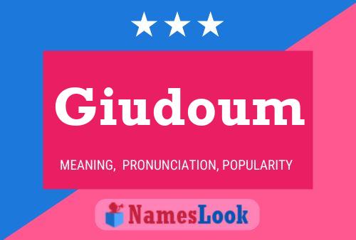 Giudoum 名字海报