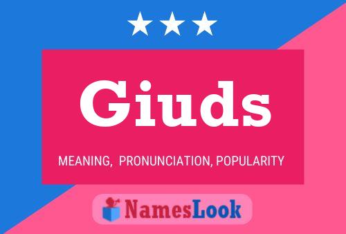 Giuds 名字海报