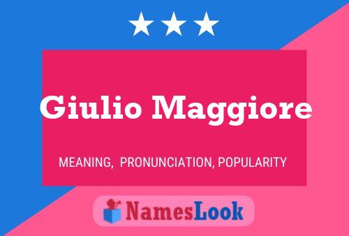 Giulio Maggiore 名字海报