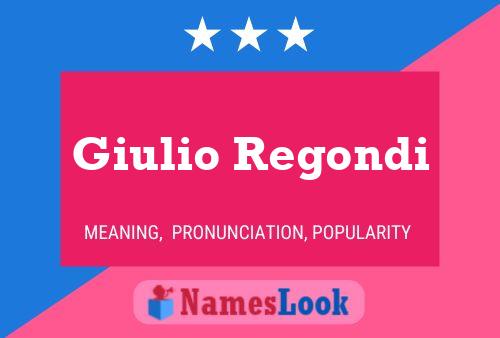 Giulio Regondi 名字海报