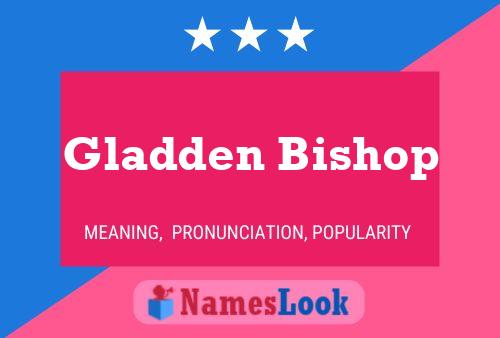 Gladden Bishop 名字海报