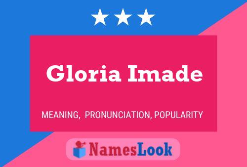 Gloria Imade 名字海报