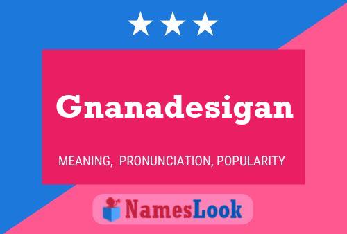 Gnanadesigan 名字海报