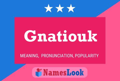 Gnatiouk 名字海报